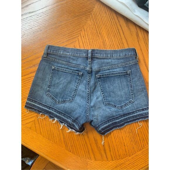 Banana Republic Women's Denim Frayed Hem Shorts - Picture 6 of 7